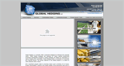 Desktop Screenshot of global-hedging.com