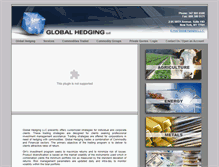 Tablet Screenshot of global-hedging.com